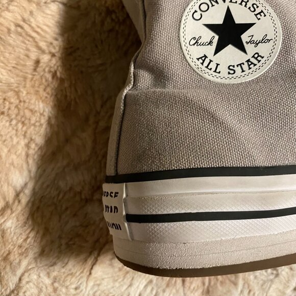 Converse All Star Chuck Taylor Grey High Tops Unisex US Mens 5 Womens 7 - Picture 11 of 13